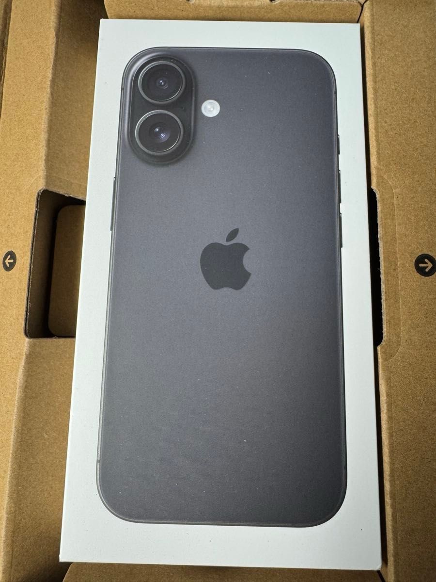 未開封品】Apple iPhone 16 ブラック 128GB SIMフリー 新品未開封