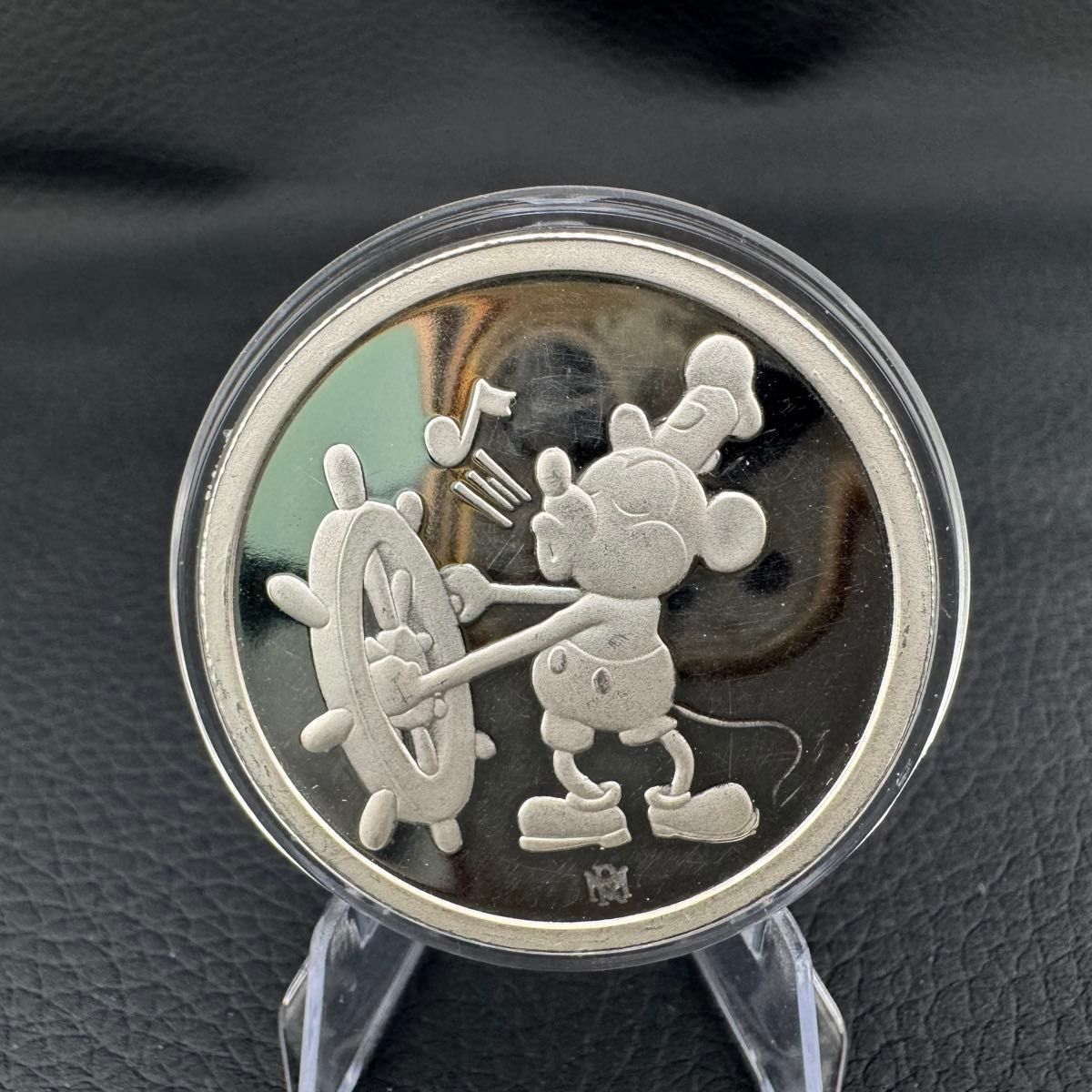 ◯激レア◯ 銀貨 1988年 ディズニー ミッキーマウス 60周年記念 & 蒸気