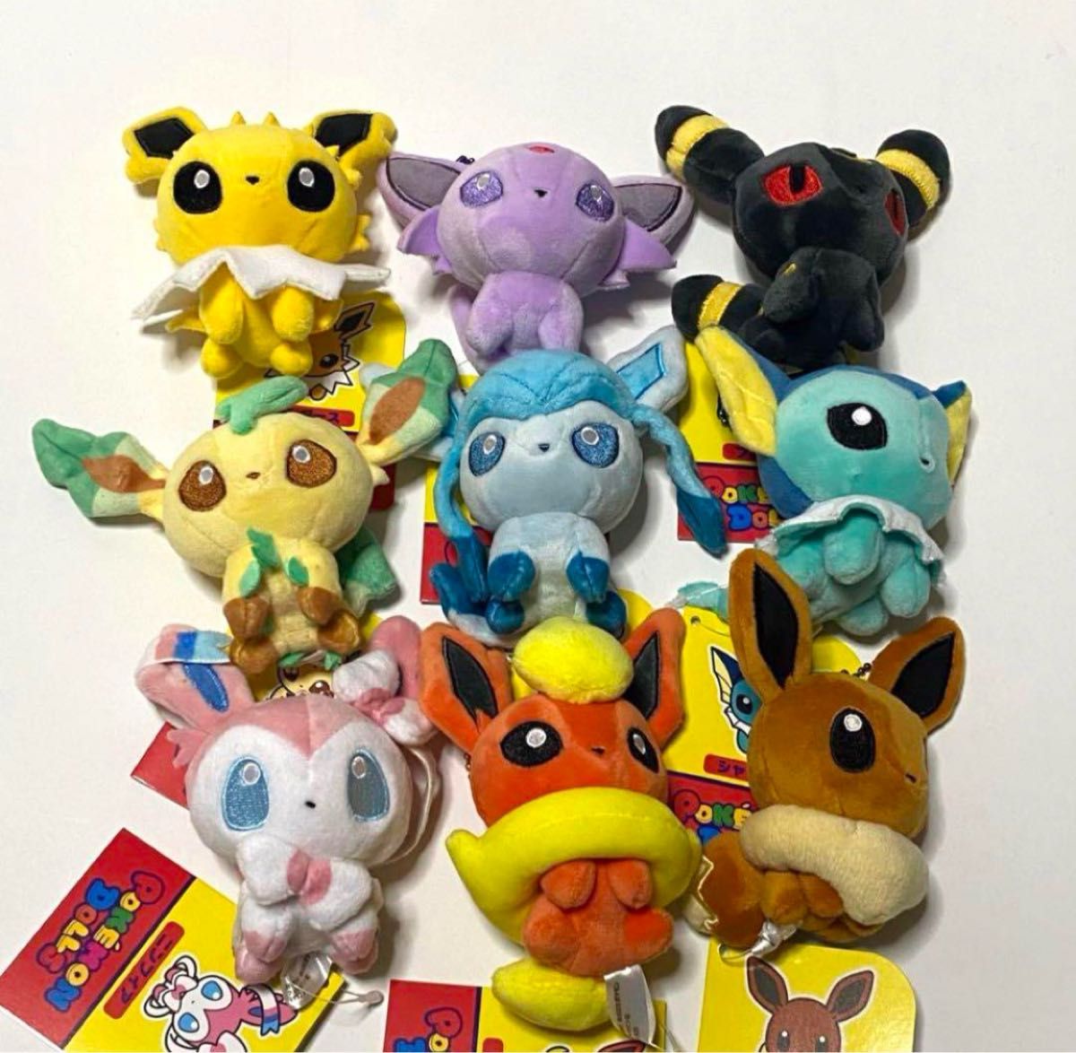 タグ付き 9種セット ポケモンドールズ ブイズ ぬいぐるみ ポケモン