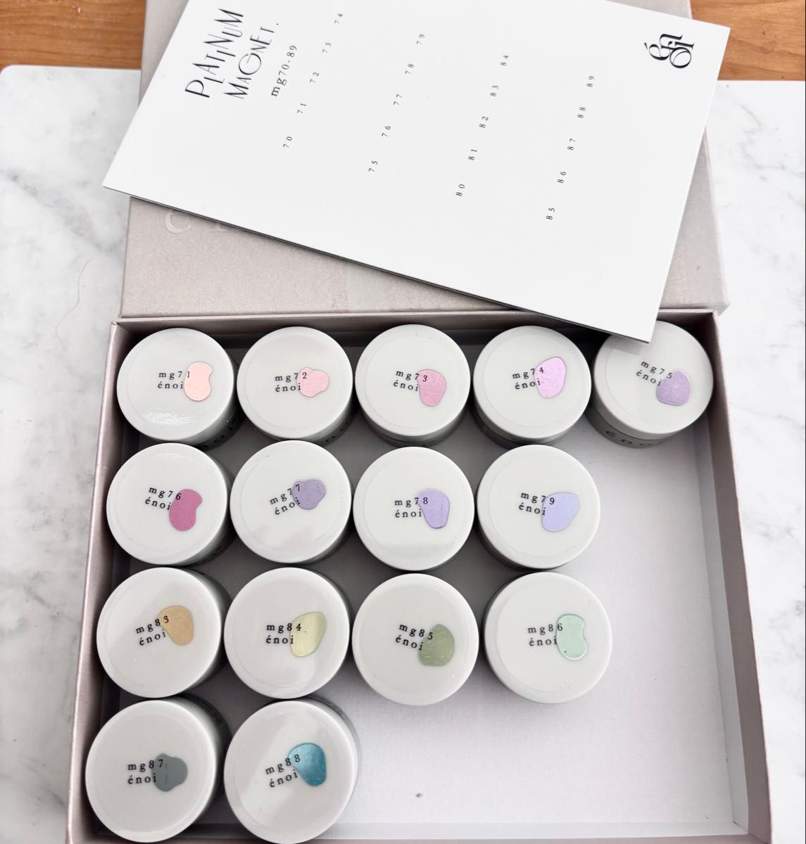 新品未使用]enoi PLATINUM MAGNET 15色セット 【公式通販】