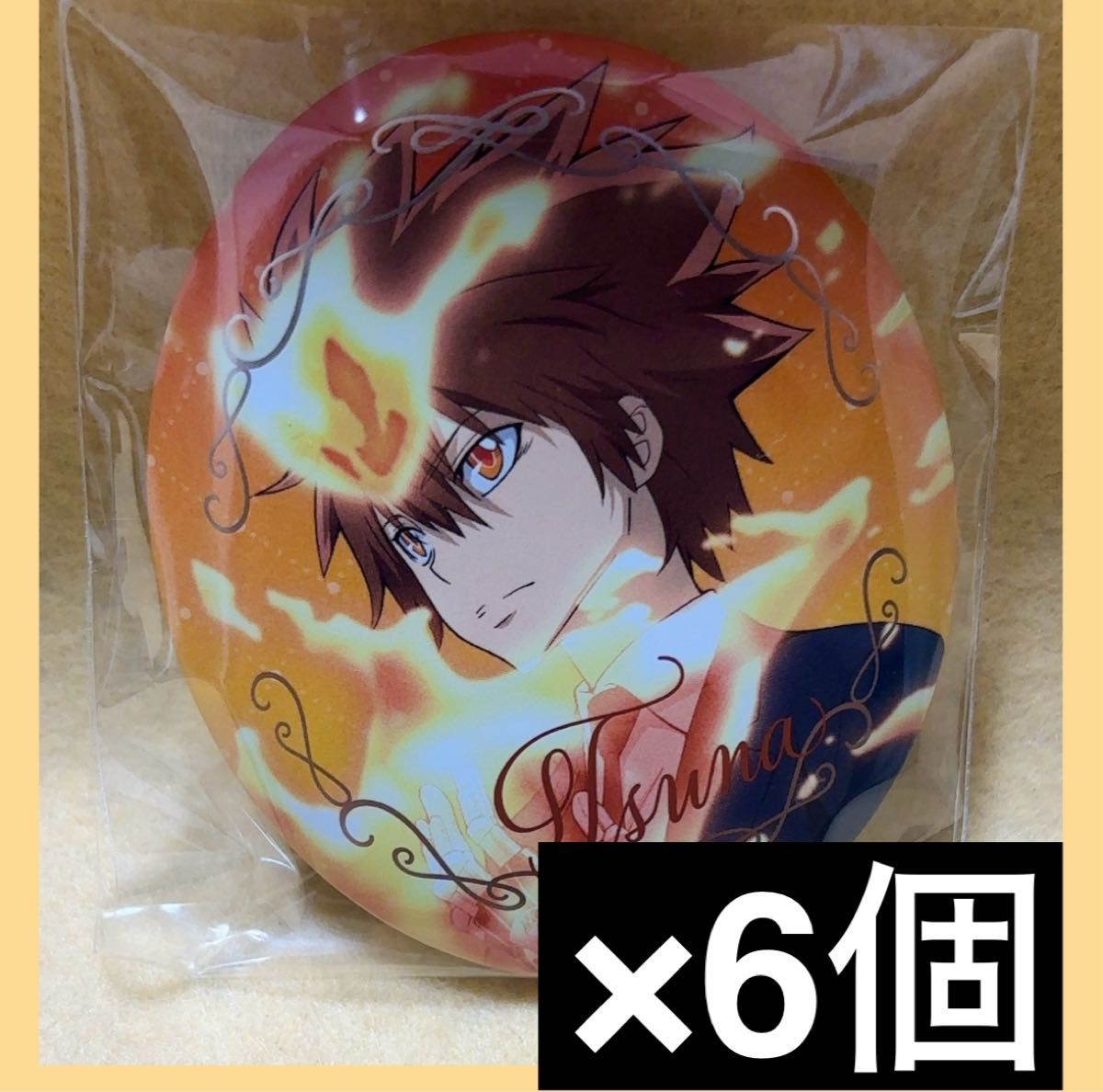 家庭教師ヒットマンREBORN! 缶バッジ WJ50周年展 沢田綱吉 ツナ 家庭