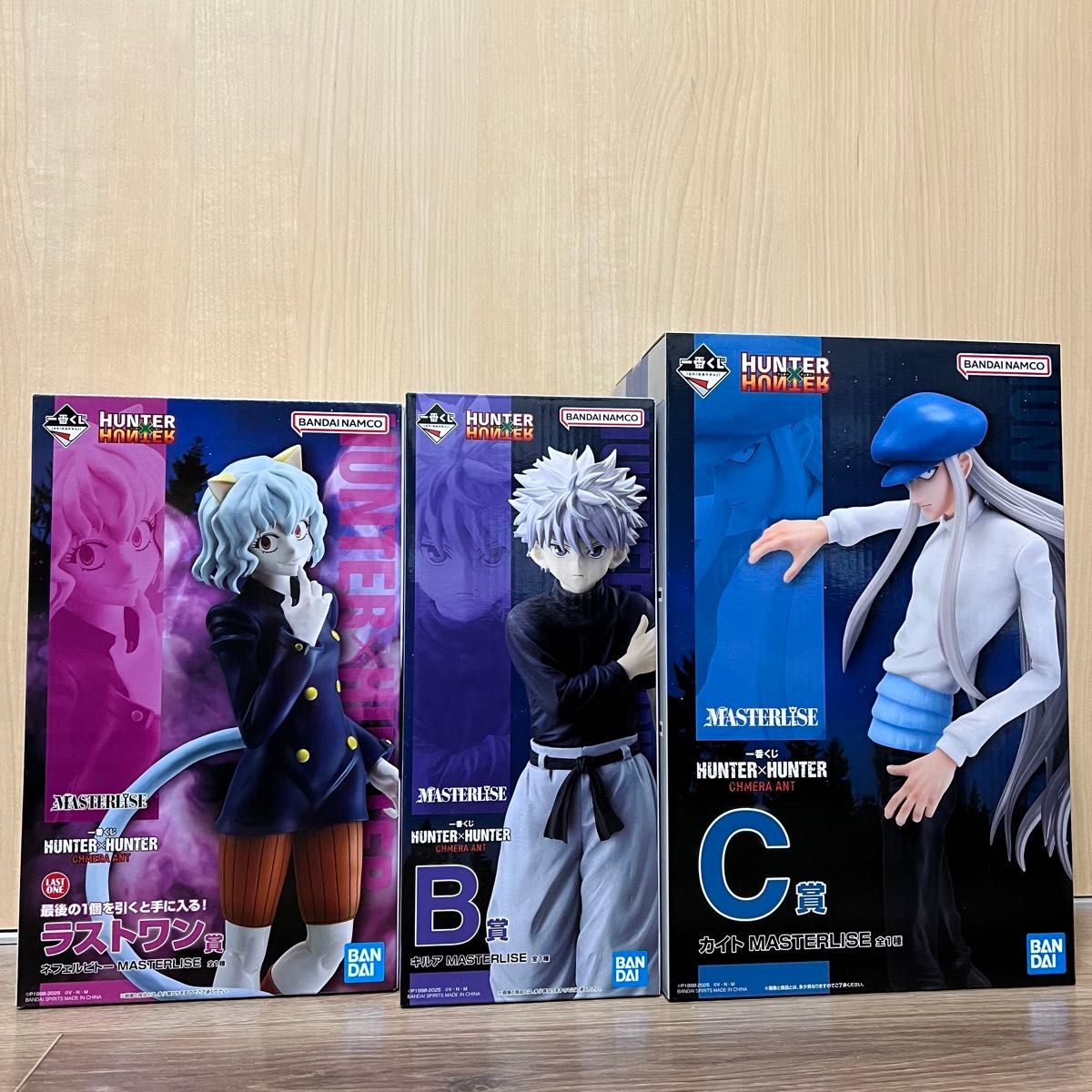 ハンターハンター 一番くじ フィギュア まとめ カイト おまけ付き