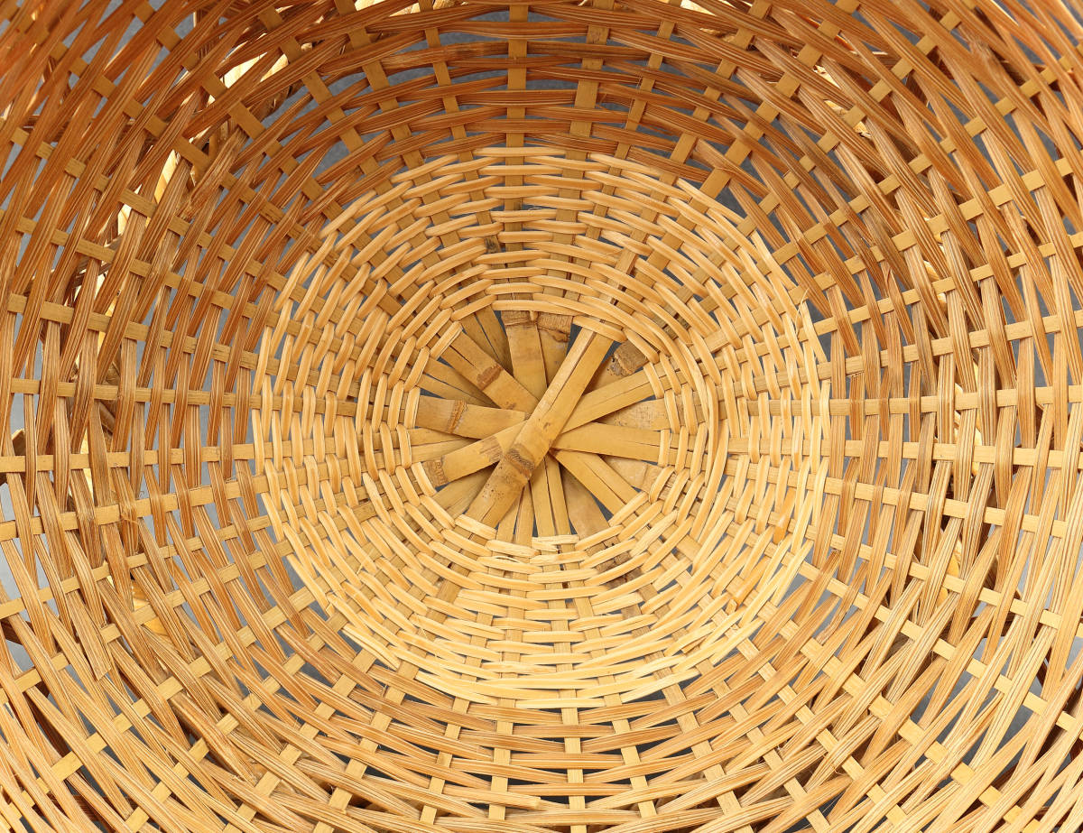 梟】茶道具 竹飯器 懐石道具 茶懐石 竹籠 竹篭 かご カゴ 竹