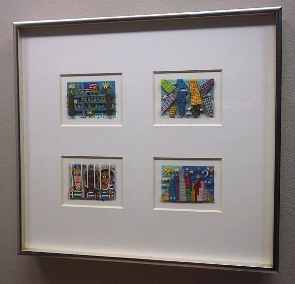 林之耀 「斑紋与進化」 シルクスクリーン 作家直筆サイン入り 額縁無し