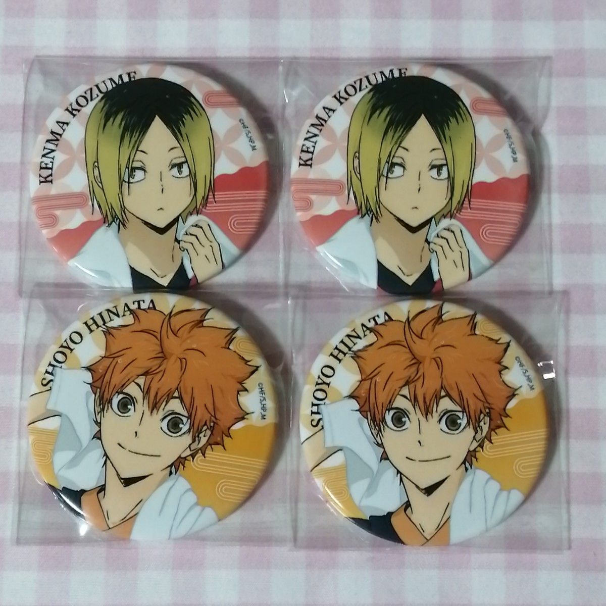 孤爪研磨 極楽湯 缶バッジ 80点 ハイキュー!! 極楽湯 アニメイト 孤爪