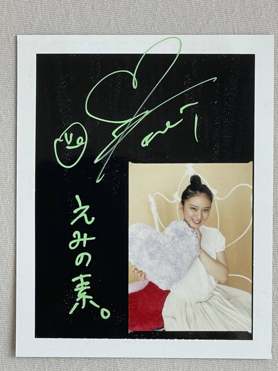 抽プレ当選品/かれしちゃん/直筆サイン入り/チェキ ポラ / 非売品(写真