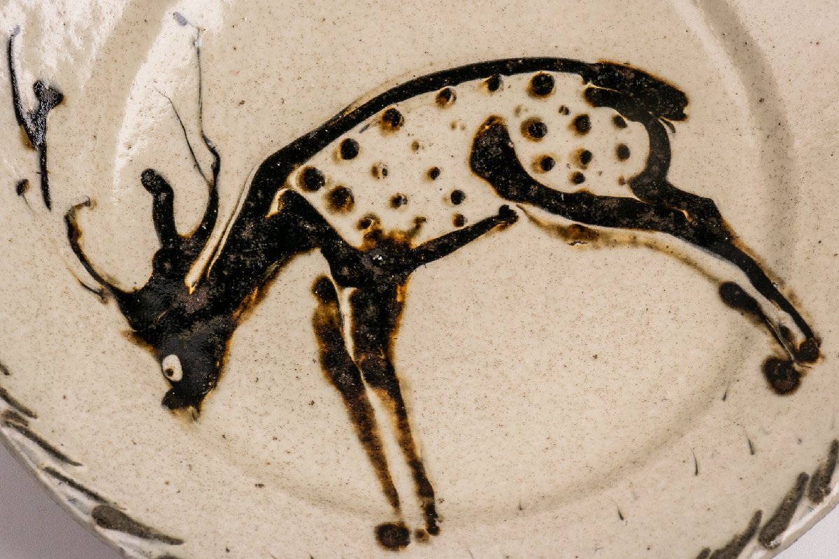 Yahoo!オークション - 【古美術】 船木研児 (舟木研兒) 布志名焼 鹿絵