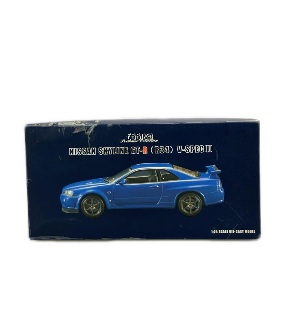 ☆エブロ 1/24 日産 R34 スカイライン GT-R V-SPECⅡ ブルー