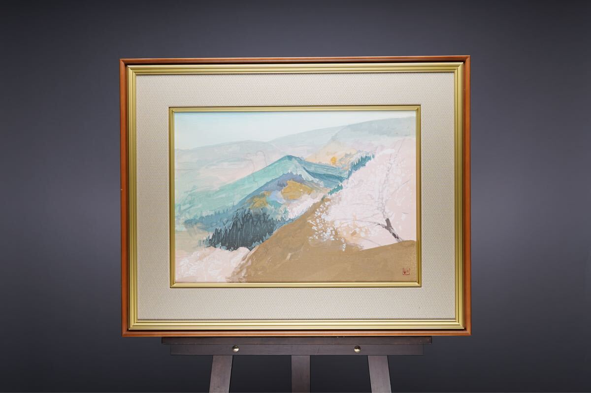 奥村土牛【吉野懐古】限定250 コレクション lithograph 奥村土牛【吉野