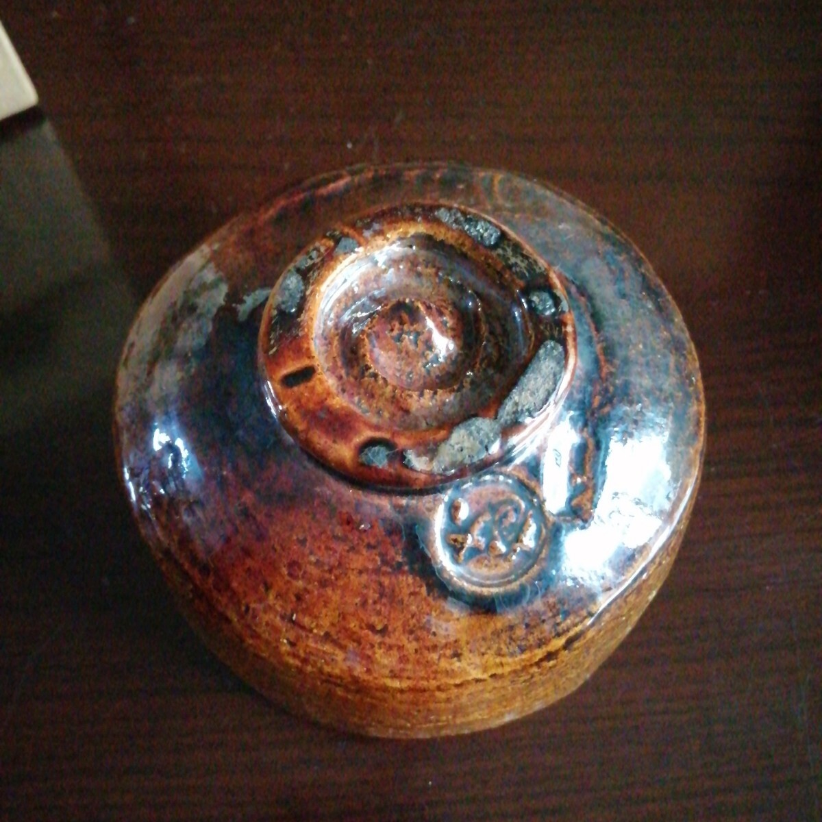 大樋焼 大樋長楽 飴釉楽茶碗 11.5cm