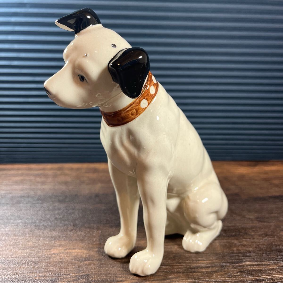 JG00480 ビクター犬 置物 台座付き レトロ victor.