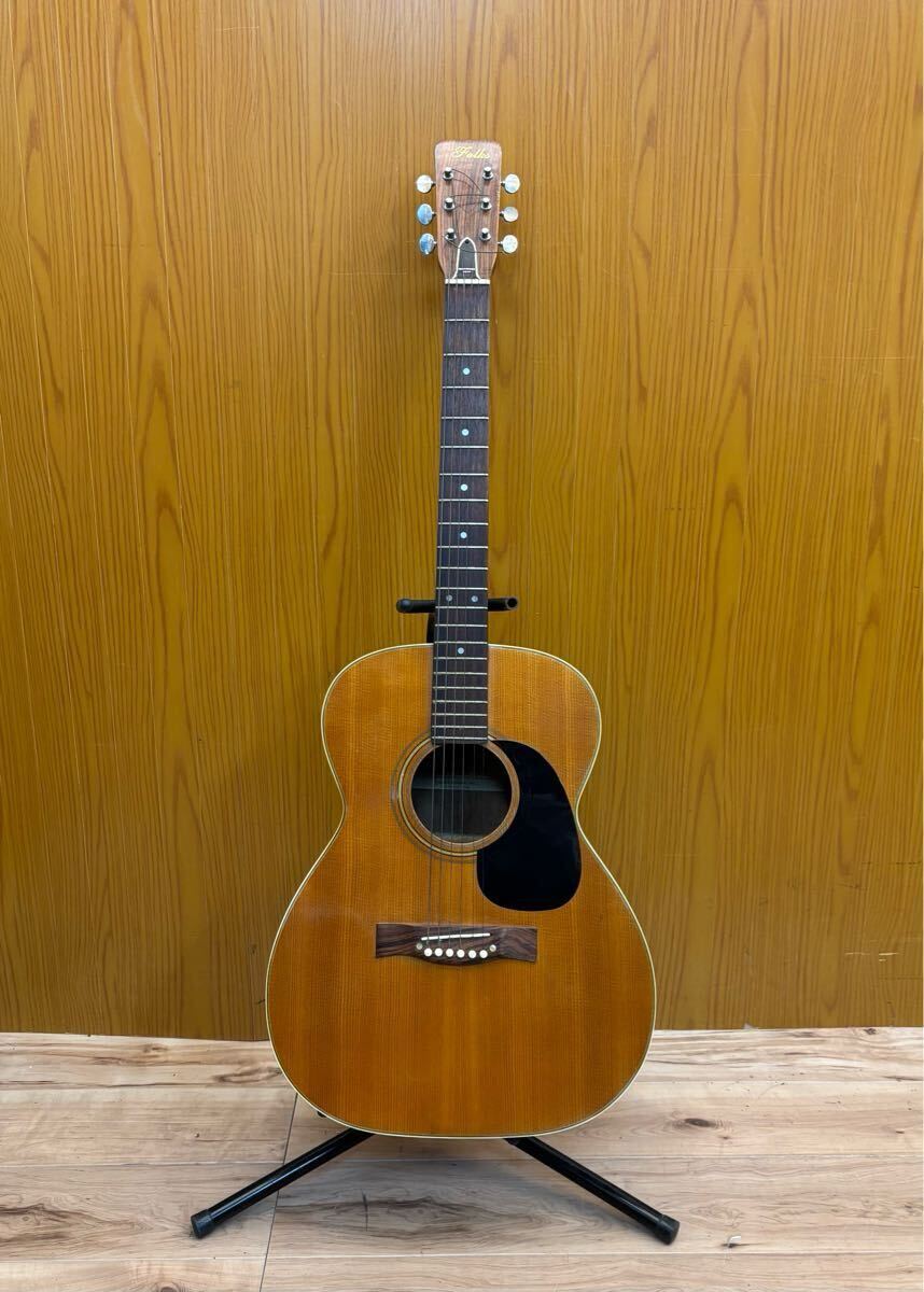 YAMAKI Deluxe/ヤマキ FOLKフォークギター 1972年 ケース付 YAMAKI