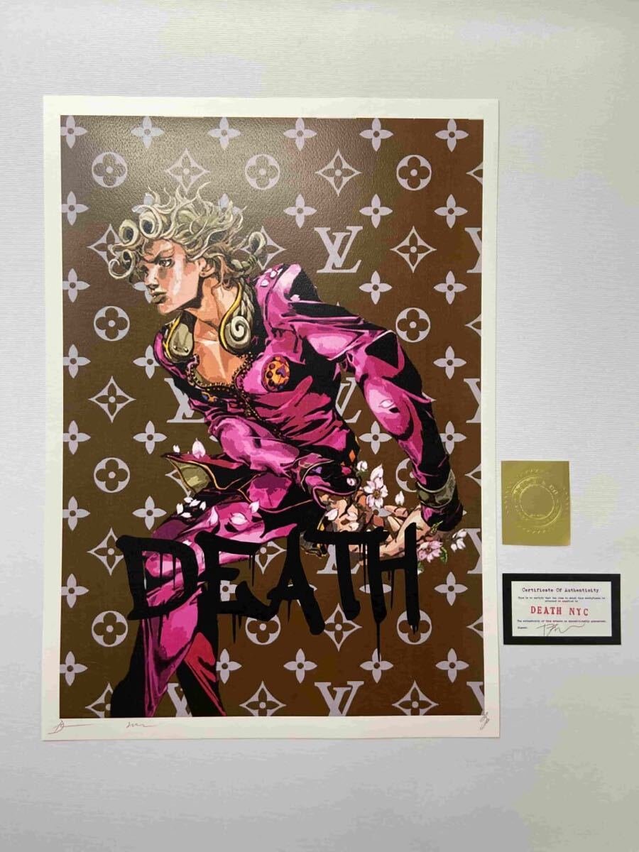 2020年 世界限定100枚 DEATH NYC アートポスター エヴァ×シュプ 2020年