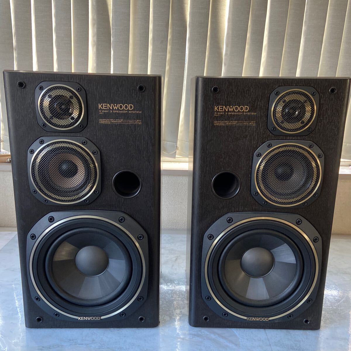 Yahoo!オークション - （S-v55E）KENWOOD スピーカー S-V55E 動作良好