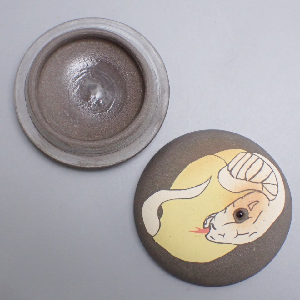 茶道具】今井政之作巳干支香合