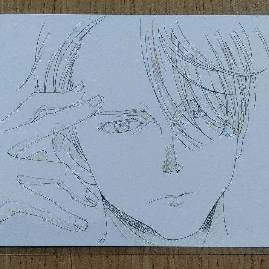 ユーリ!!! on ICE 複製原画 会場限定特典 ポストカード付き ユーリon