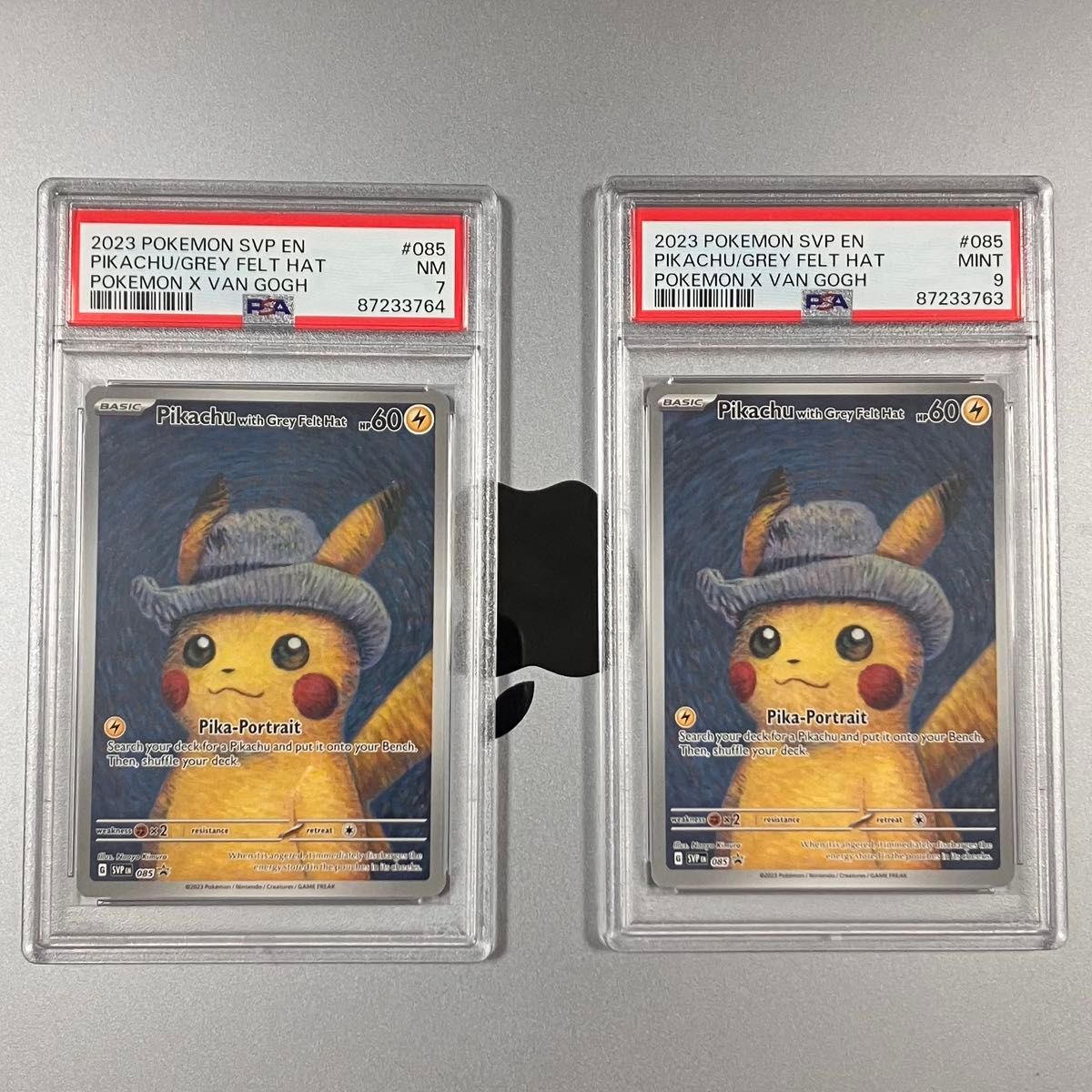 ゴッホピカチュウ PSA9 付属カード付（未鑑定） PSA9鑑定済〕Pikachu