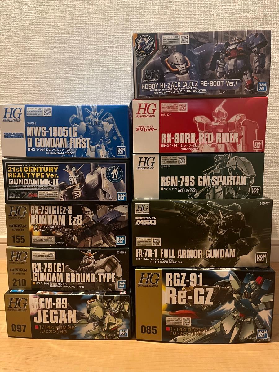 未組立】HG ビルド系 9点 まとめ売 未組立品 HG 1/144 ビルドカスタム