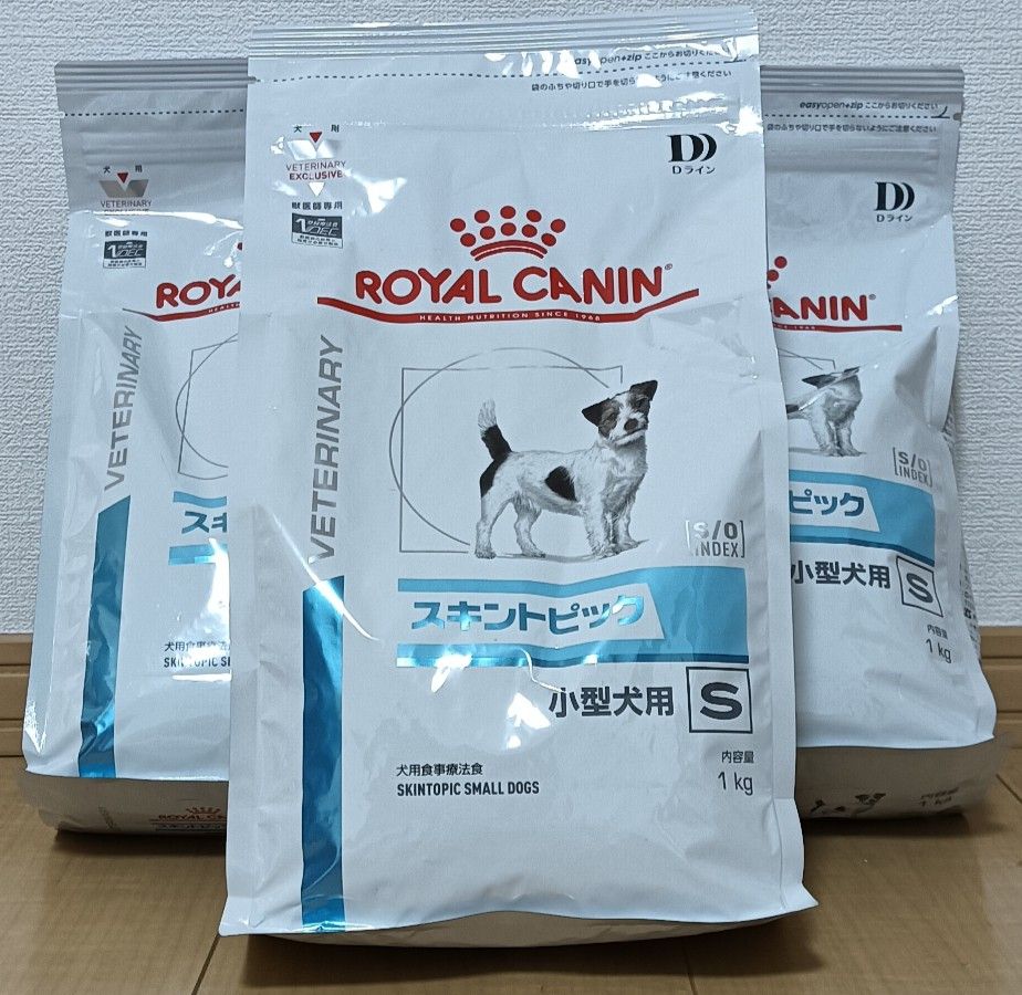 ロイヤルカナン スキントピック 1kg 3袋 アトピー性皮膚炎 下痢