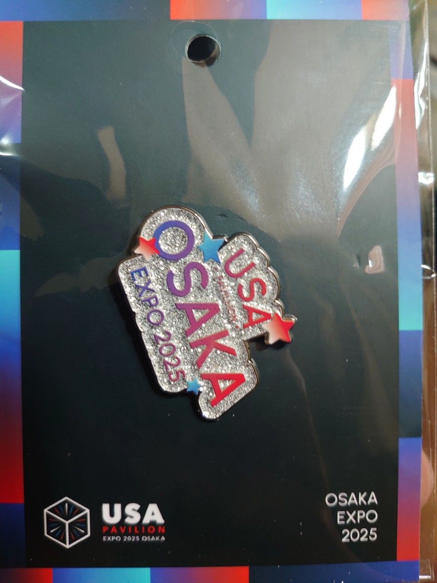 USAパビリオン限定 2025 独立記念日ピンバッジ 大阪 関西万博 アメリカ