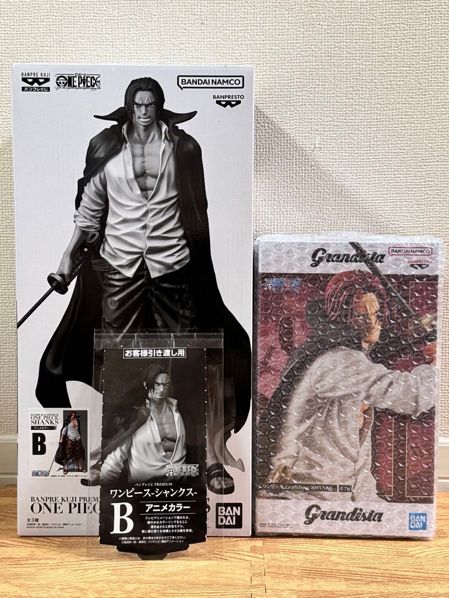 新品未開封 バンプレくじ PREMIUMワンピース-シャンクス-B賞アニメ