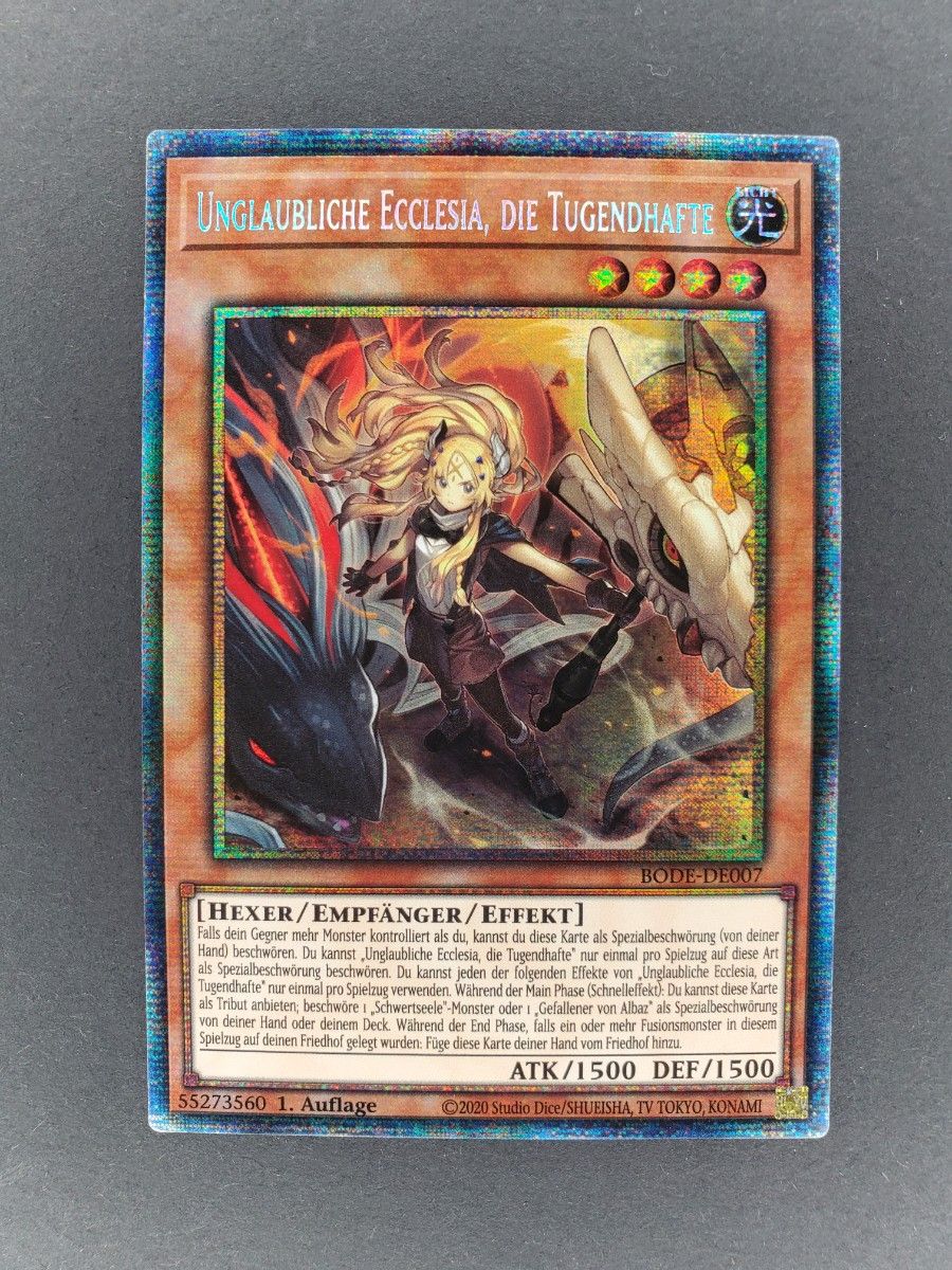 遊戯王 教導の聖女 エクレシア スターライトレア 英語版 PSA9 五つ目