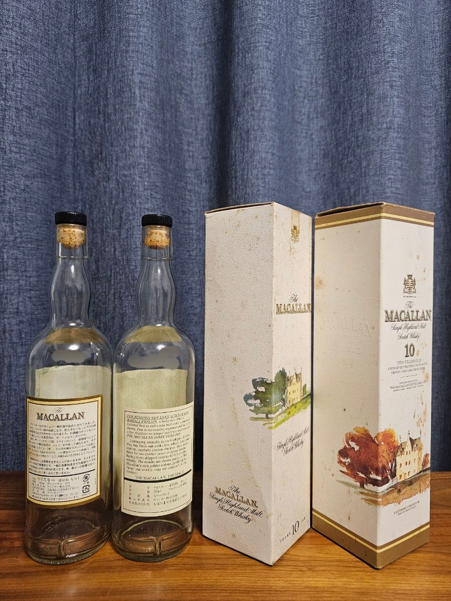 MACALLAN マッカラン10年 空き箱セット 18年ウイスキー 空箱10本