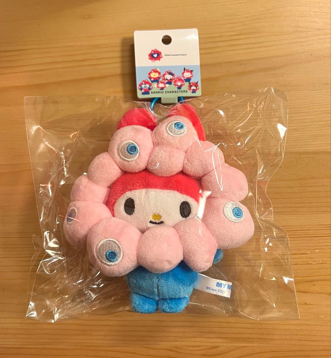 万博会場限定 サンリオミャクミャクコラボ カラビナ付マスコット