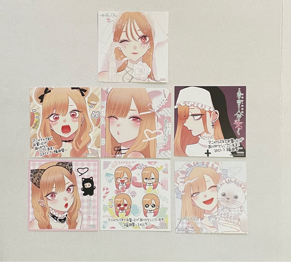 その着せ替え人形は恋をするミニ色紙セット その着せ替え人形は恋を