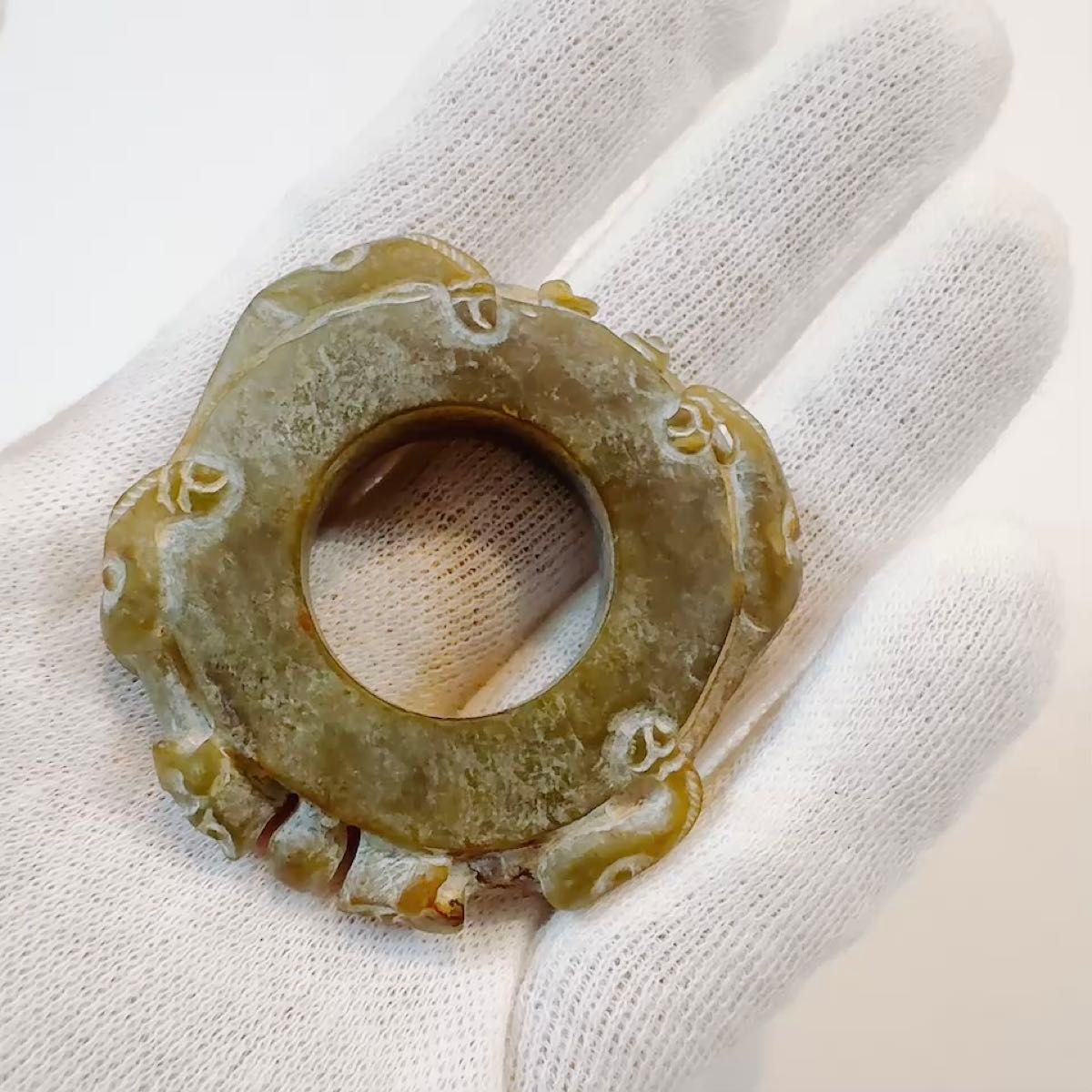 九谷焼 八弘窯 木田弘雄 鹿 置物 高28.3cm 陶芸 陶製 動物【MA868】