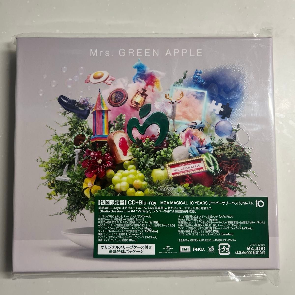 新品未開封 Mrs GREEN APPLE 10 初回限定盤 CD+Blu-ray｜Yahoo!フリマ