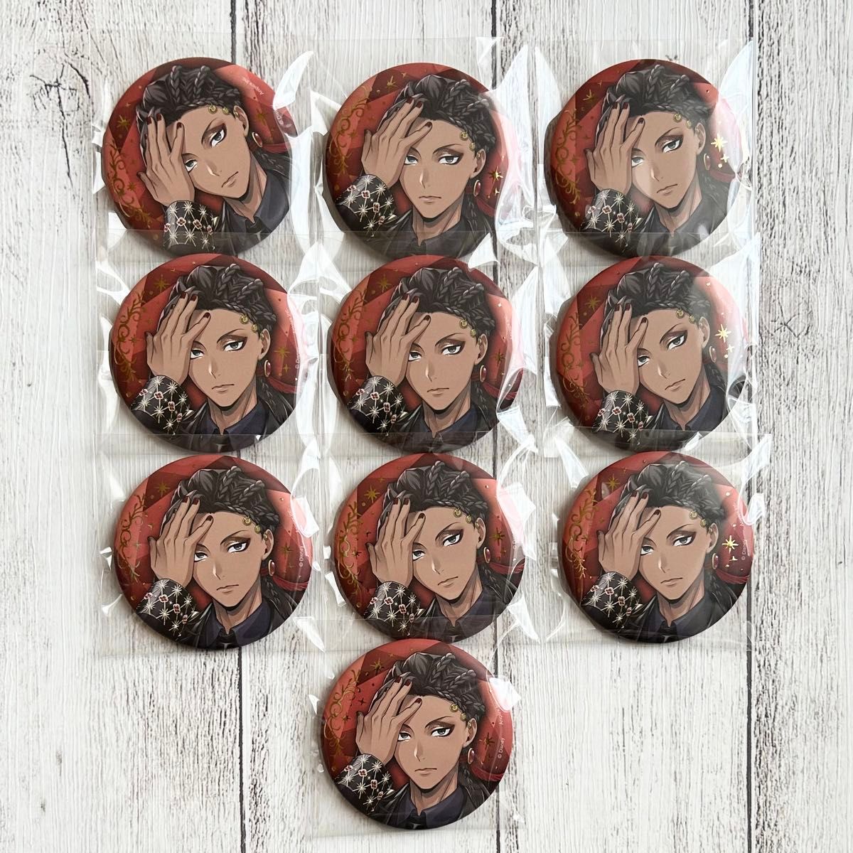 ツイステ ジャミル 缶バッジ 10個 ポップアップ 5周年 ブレイジング