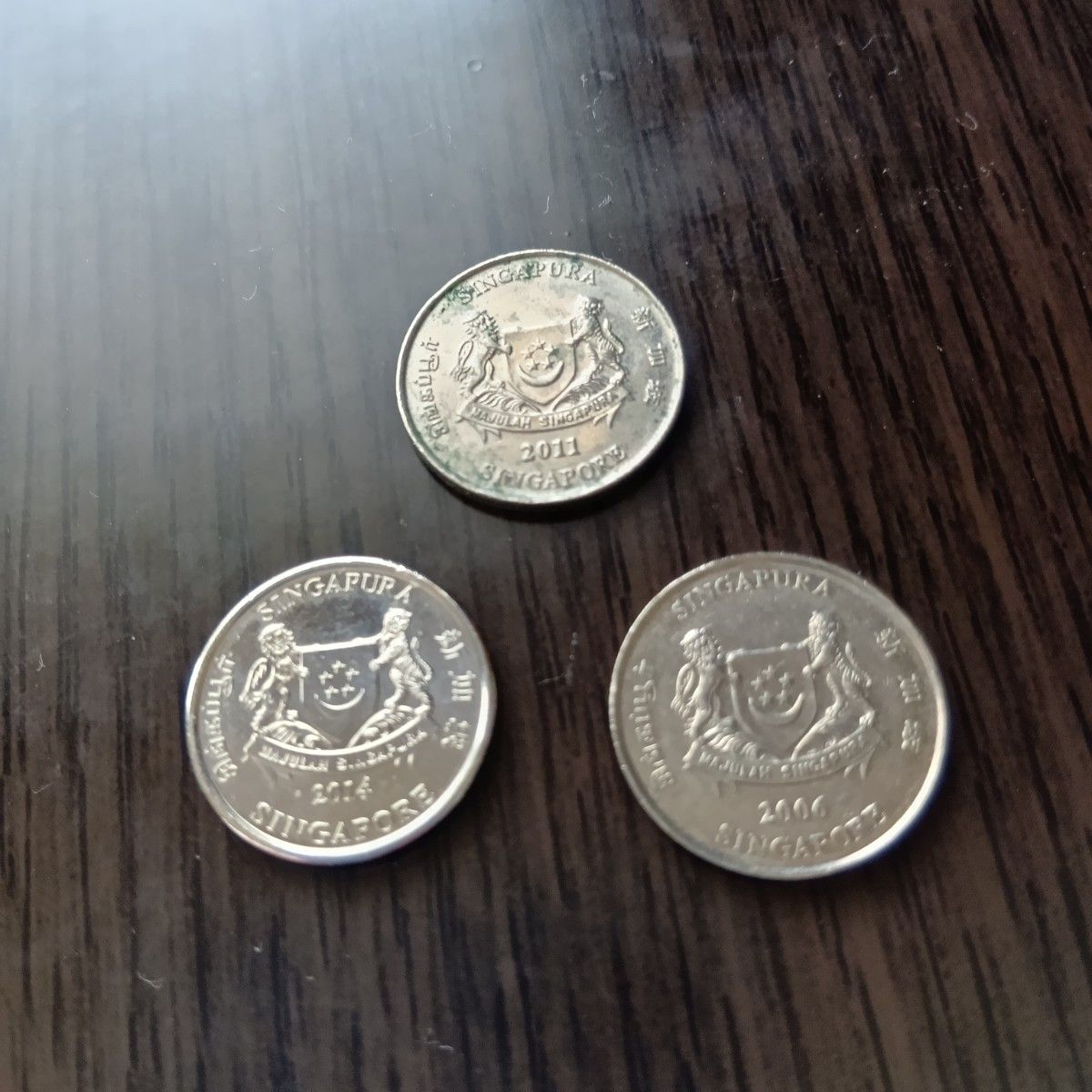 シンガポールドル硬貨 合計24.1kg シンガポールドル硬貨 合計24.1kg