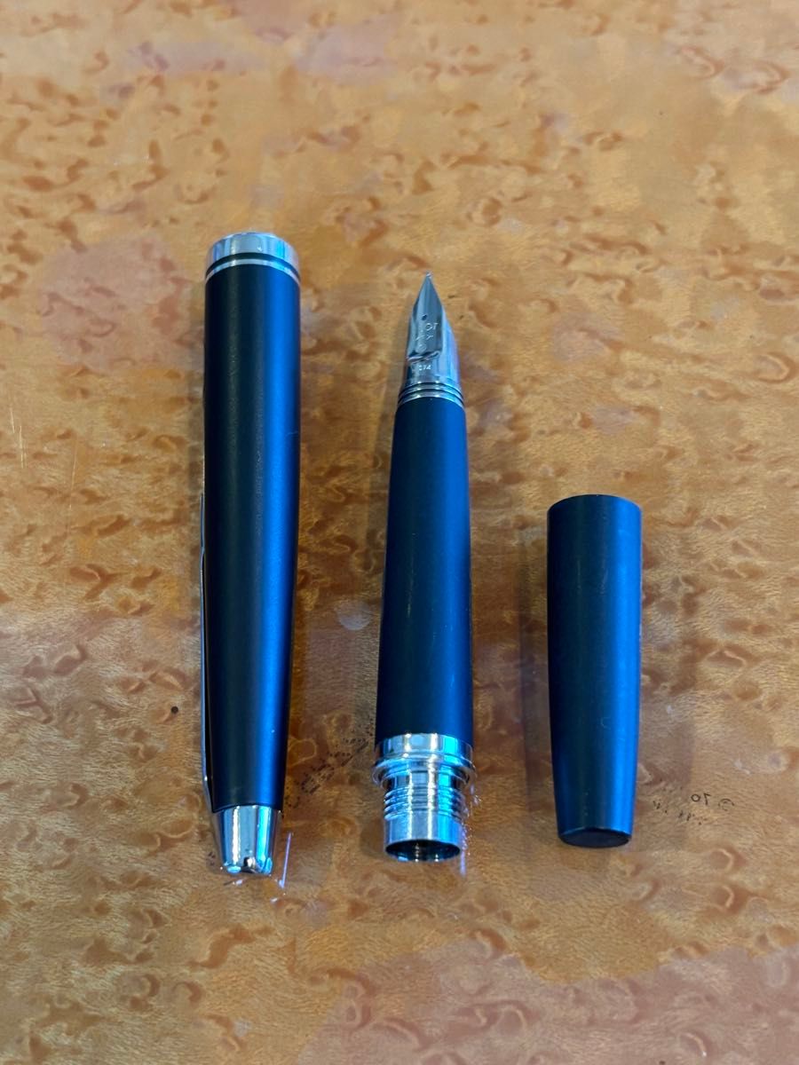 パイロット ショート万年筆 『ミュー25 マットブラック』1970年代 細字