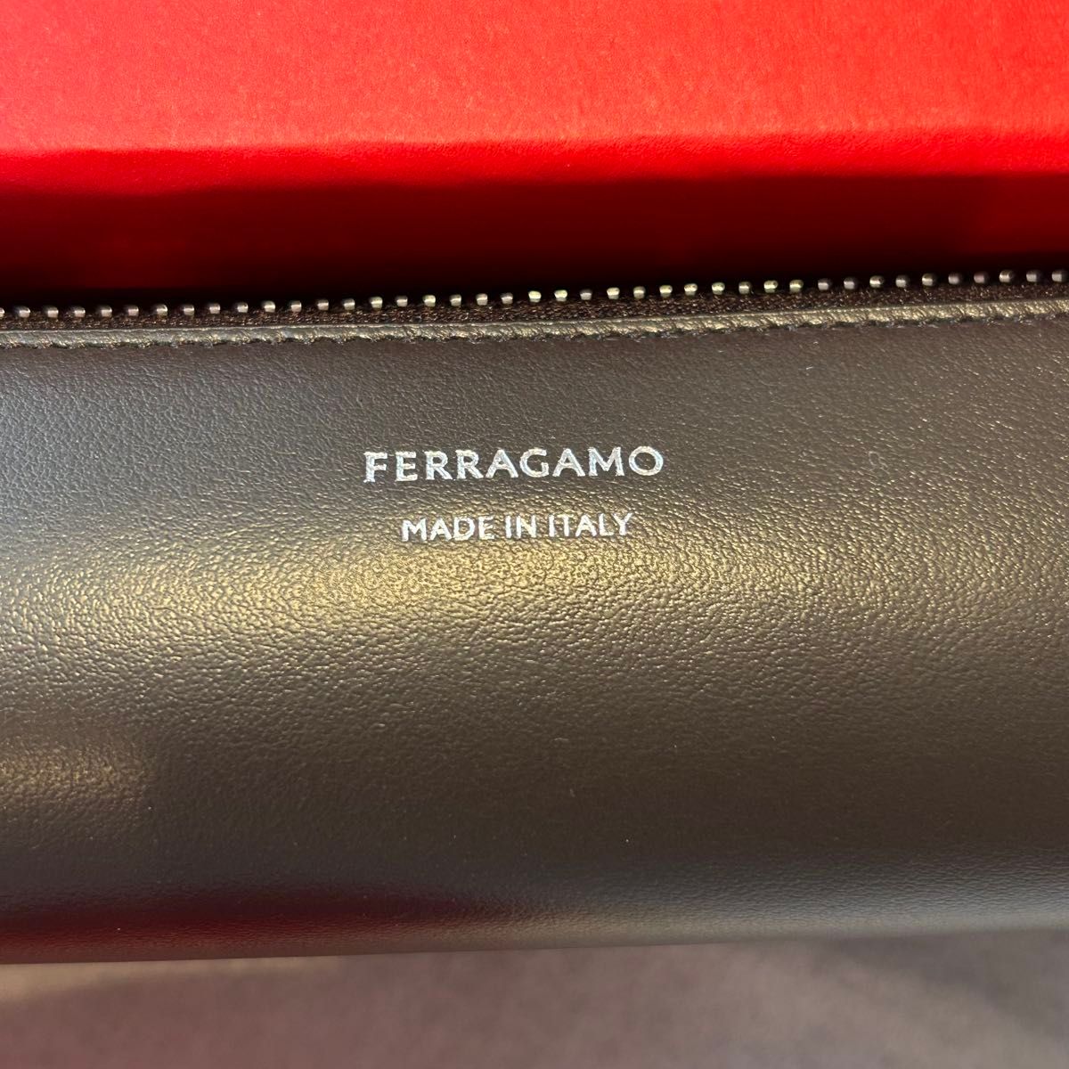 新品未使用】フェラガモ FERRAGAMO ブラウン ペンケース 筆箱 茶色