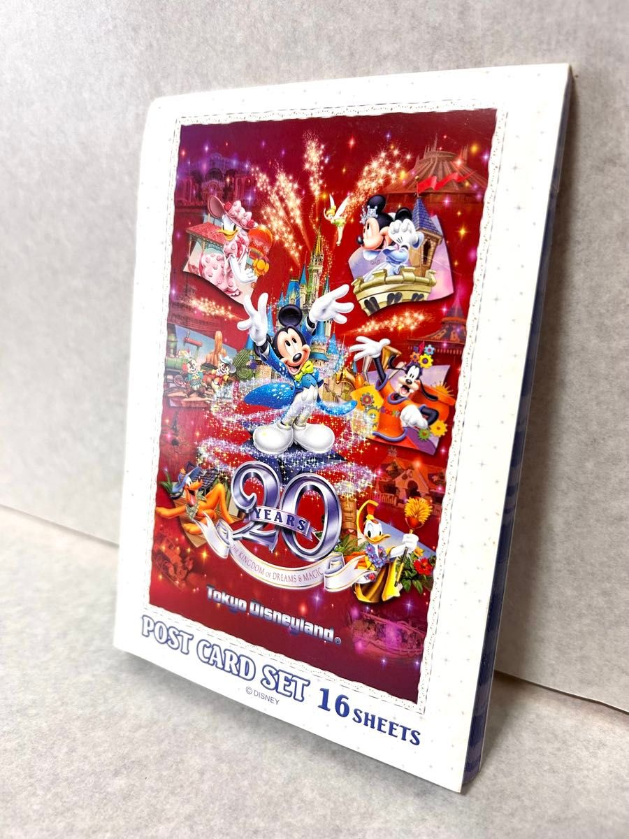 東京ディズニーランド20周年】ポストカードセット / 16枚入り / 記念