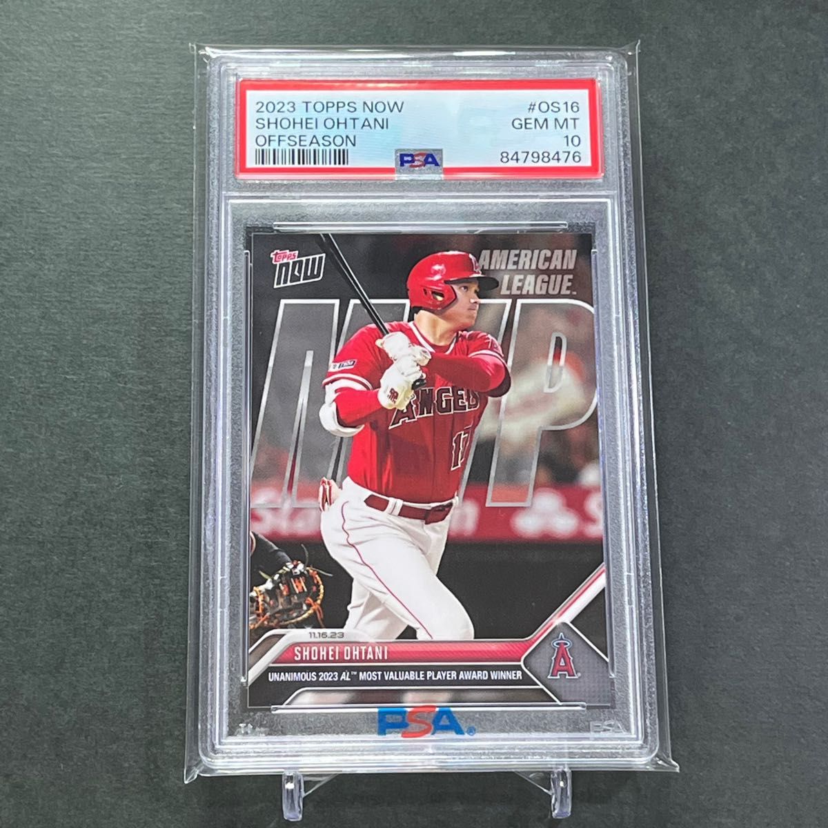 PSA10】大谷翔平先発登板Topps now カードNO2