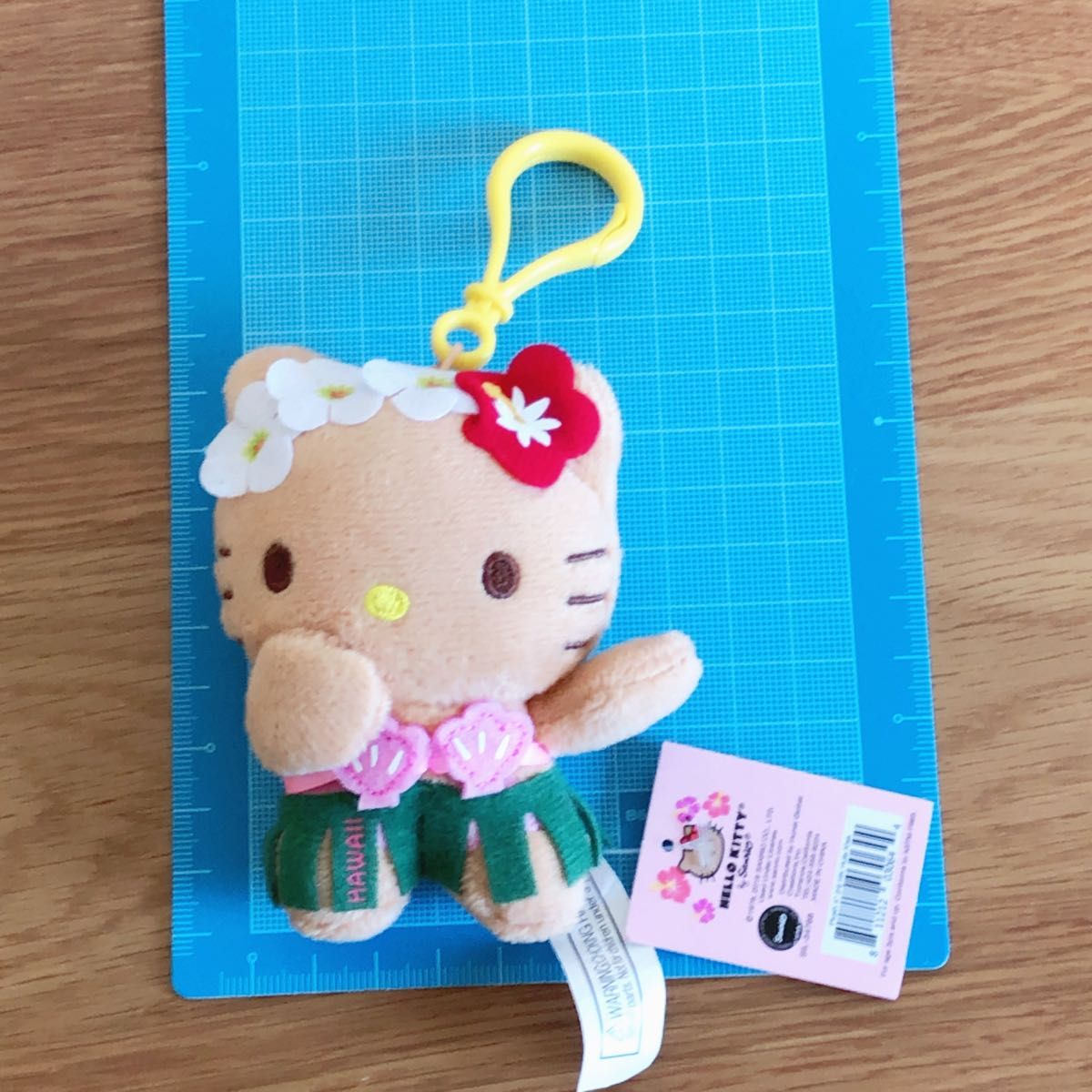 ハワイ ABCストア 限定 日焼けキティちゃん キーホルダー フラダンス