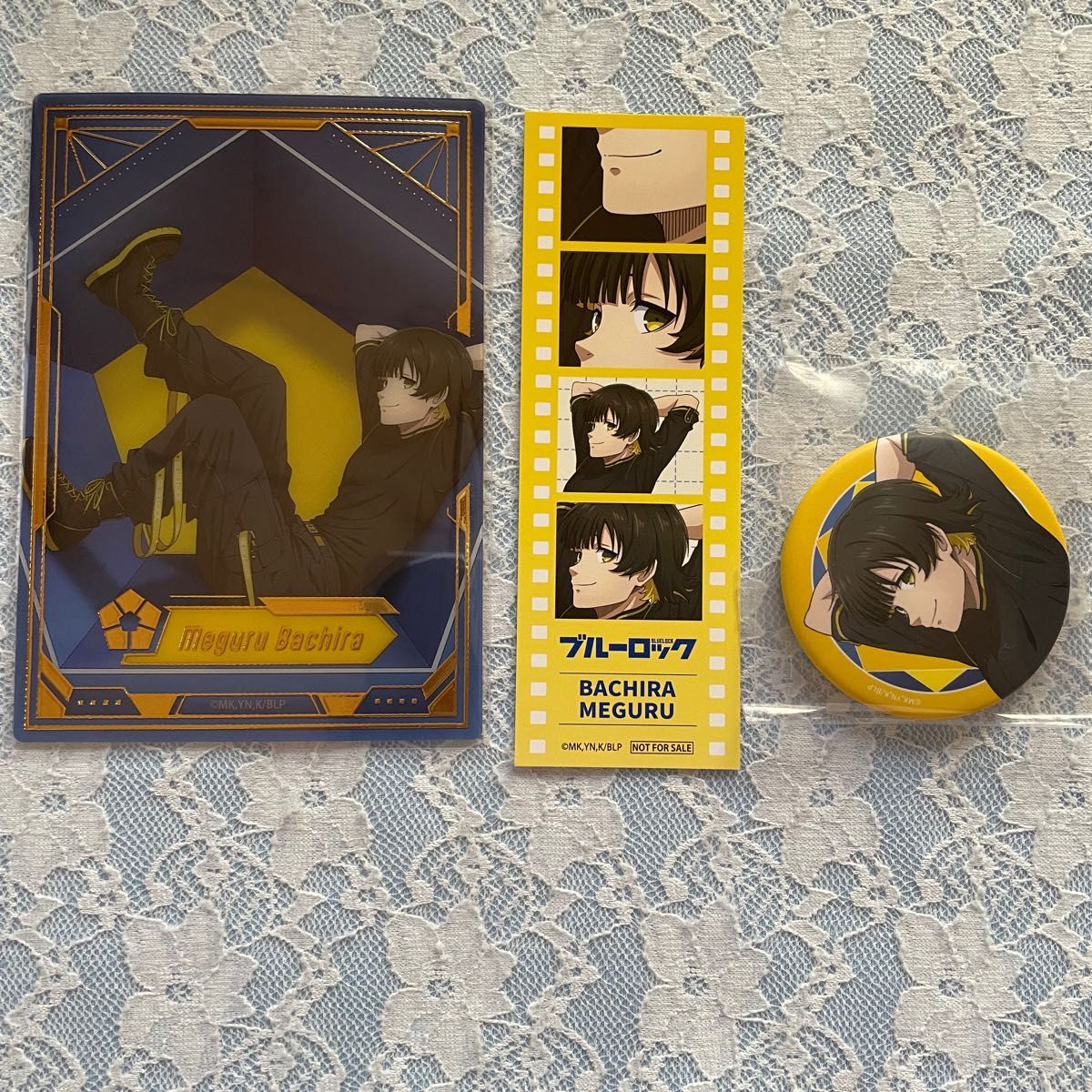 ブルーロック マルイ マット缶バッジ オリヴァ・愛空 ブルーロック_