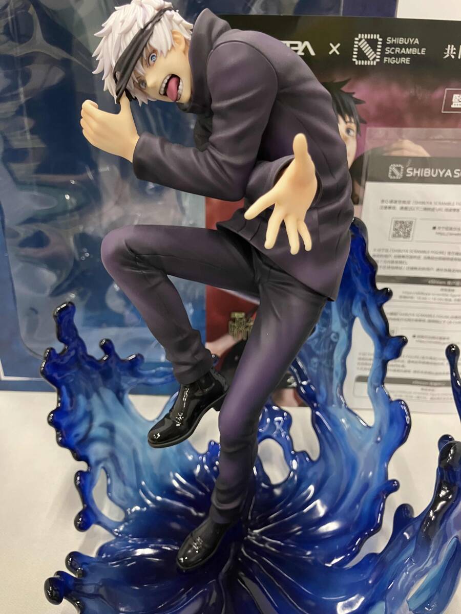 開封済・外箱傷み有 eStream 五条悟 1⁄7 SHIBUYA SCRAMBLE FIGURE