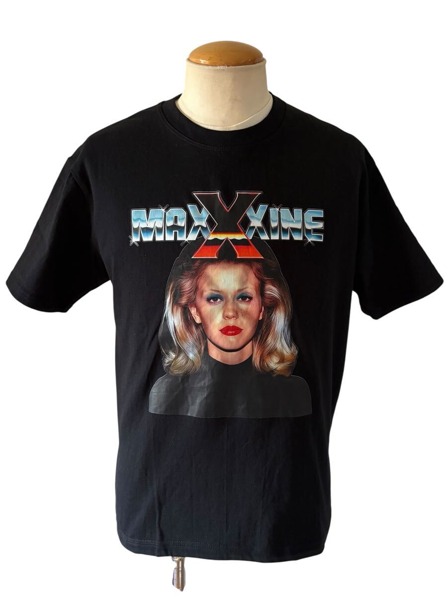 美品 A24 MAXXXINE マキシーン Tシャツ 黒 L相当 ミアゴス ブラック