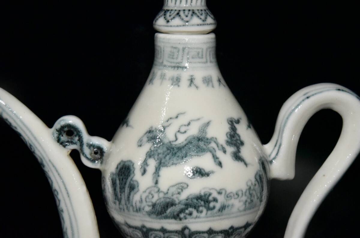 四世 一ノ瀬宗辰 御物 利休愛藏 紫銅 銘 鶴乃嘴 鶴首 花