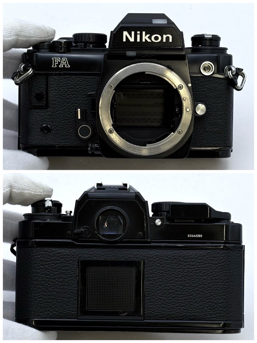 ジャンク Nikon FA フィルムカメラ 一眼レフ ブラック ニコン ボディ