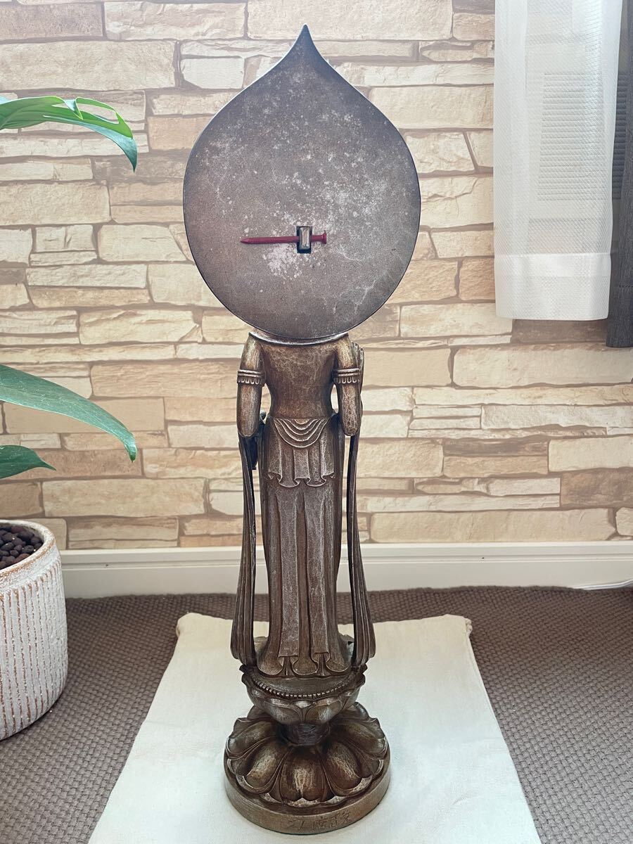 文化勲章/文化功労者【澤田政廣(別号：晴広)】ブロンズ銅 観音座像