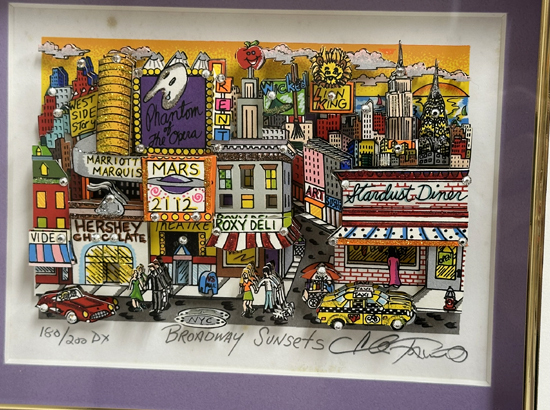 新品，正規品 真作 直筆サイン チャールズ・ファジーノ ブロードウェイ