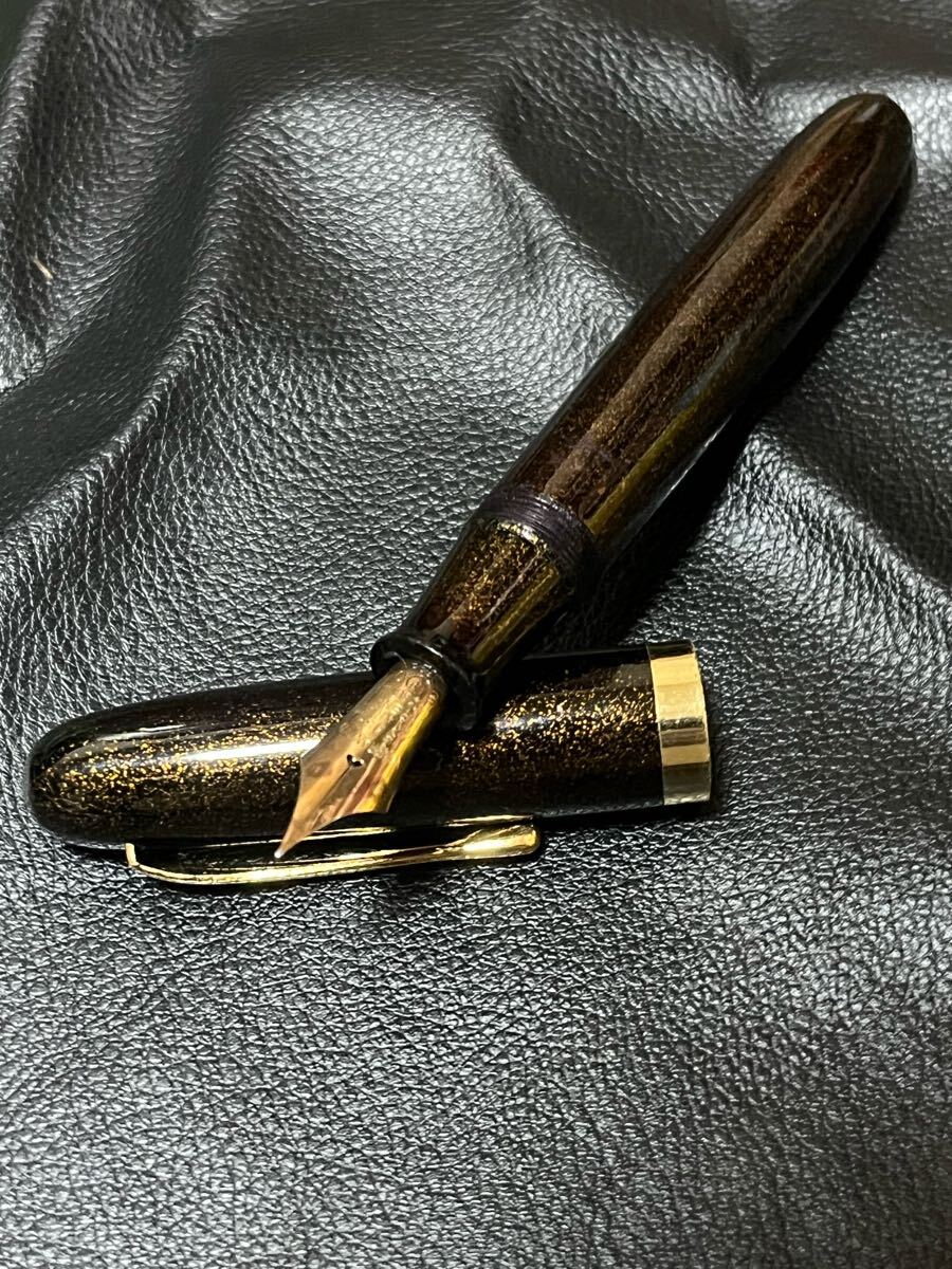 希少】 極小サイズ インキ止め式 WARRANTED 万年筆 ペン先14KT 全長約