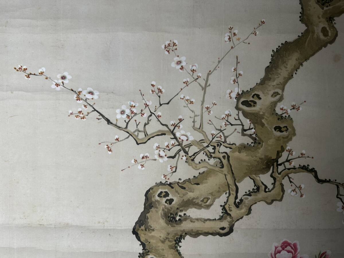 人絵 日本江戸時代肉筆掛け軸6 希少※激安骨董品 X964C15-3 人絵 日本