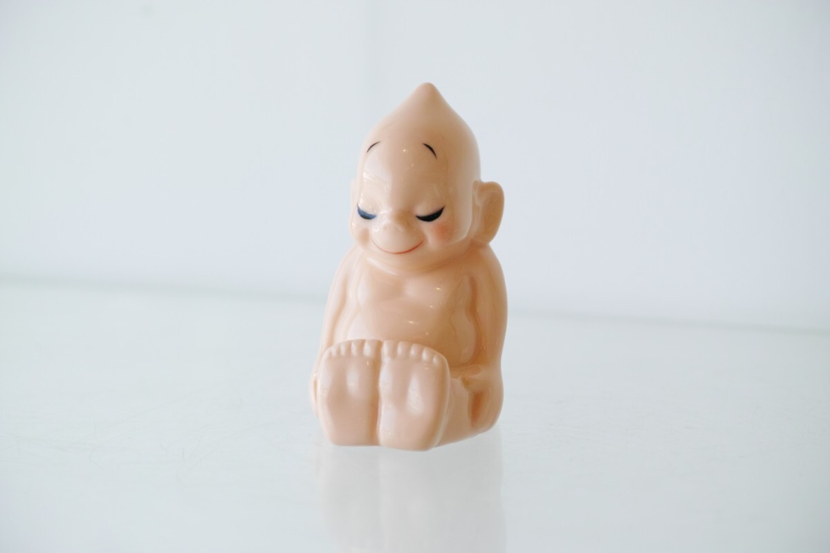 内藤ルネ ビリケン サイン入り箱 陶器 内藤ルネ ビリケン サイン入り箱