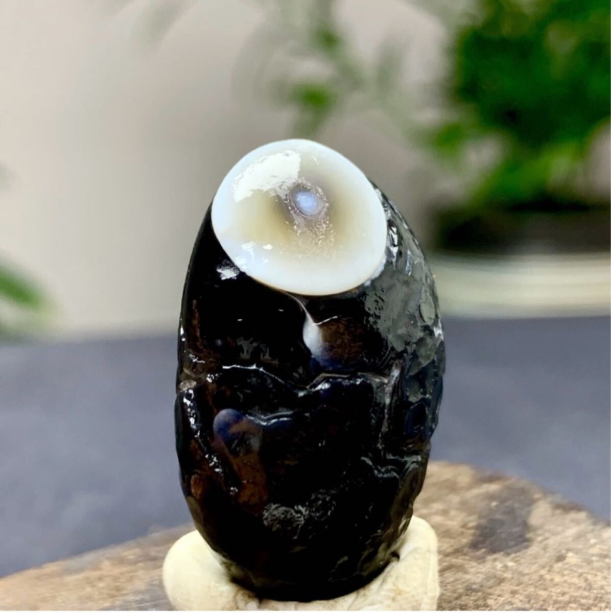 奇石！ゴビアゲート 蒙古瑪瑙 水石 天眼 天珠 オパール 化石 翡翠 隕石