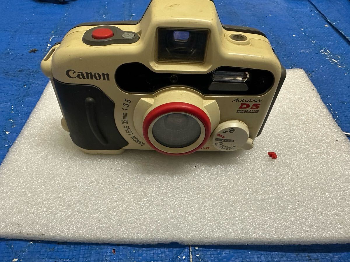 ジャンク☆フィルムカメラ CANON Autoboy D5 3点セット ジャンク 現状